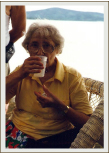 Grandma having her first tequila